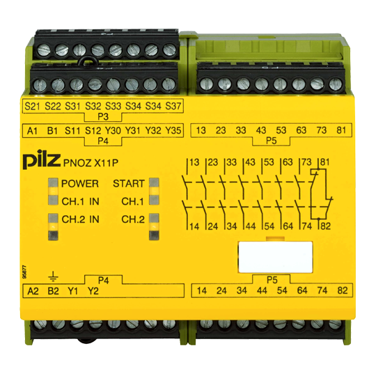 777080 New PILZ PNOZ X11P 24VAC 24VDC 7n/o 1n/c 2so